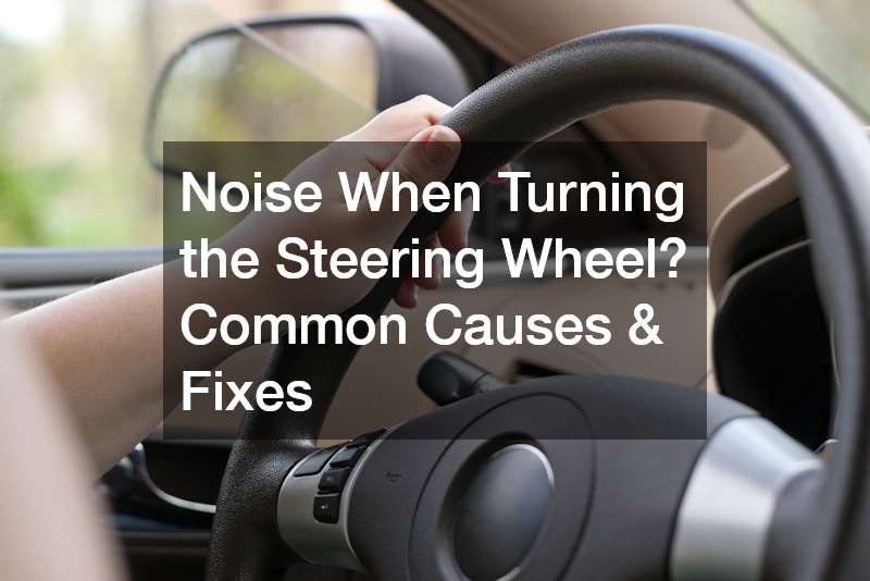 noise when turning the steering wheel